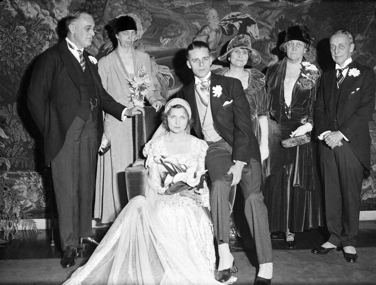 Elliot Roosevelt Marriage Family Photo
