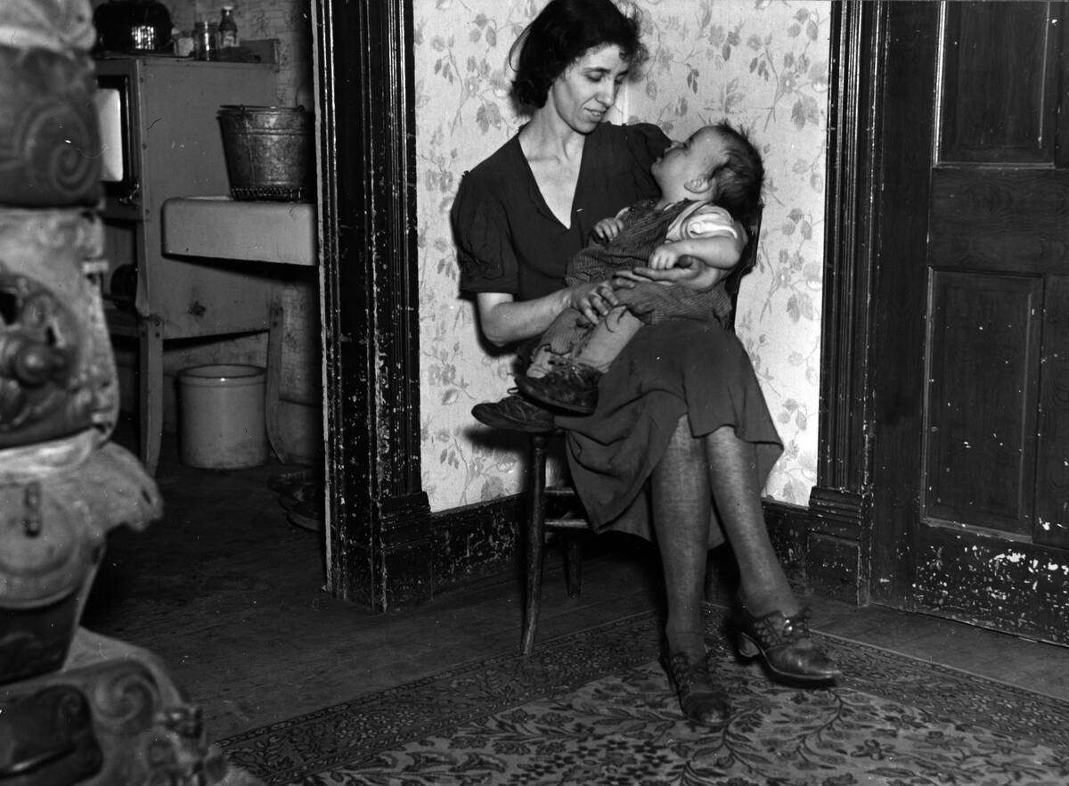 Family On Unemployment Relief