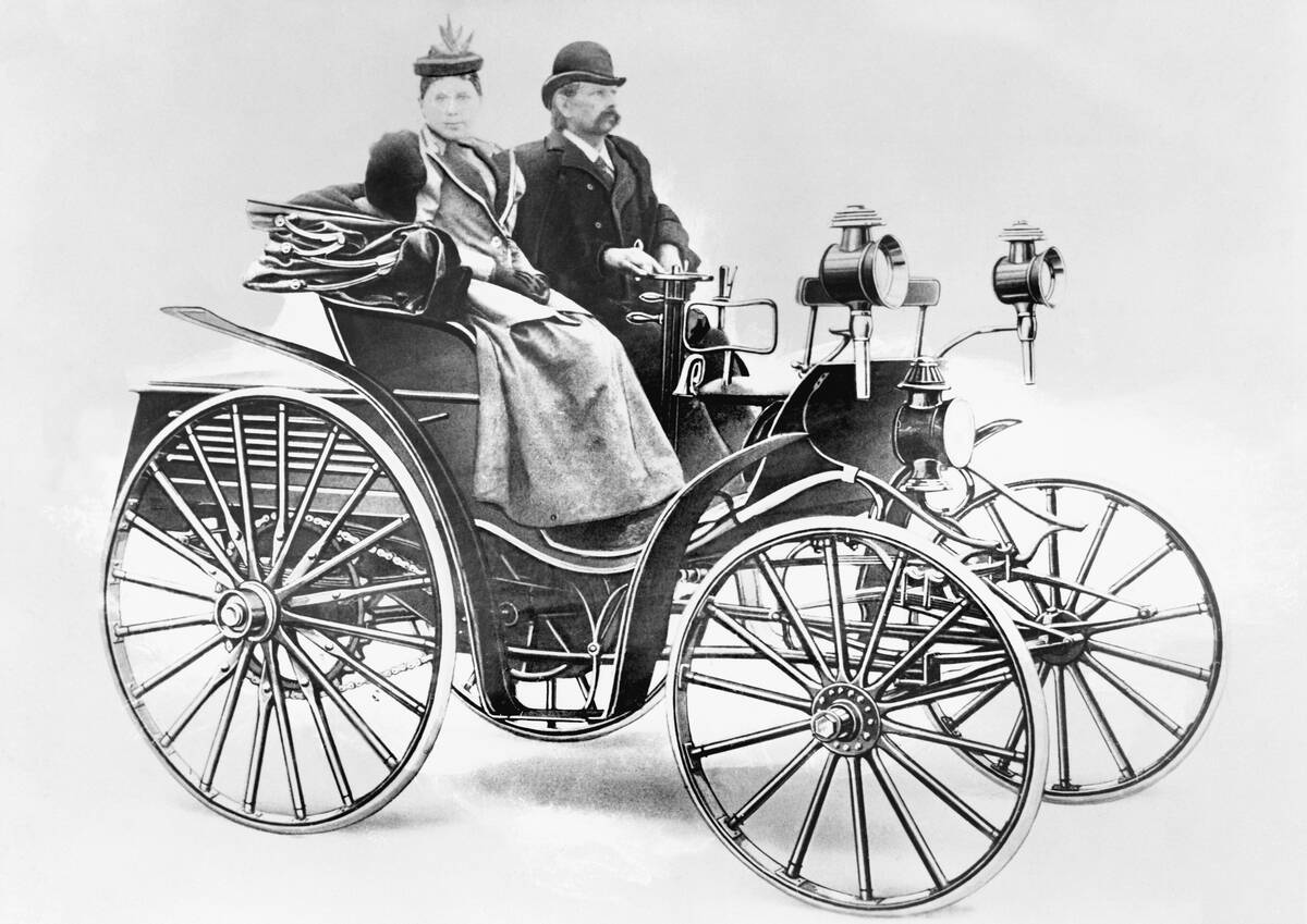 First Four-Wheeled Benz Automobile