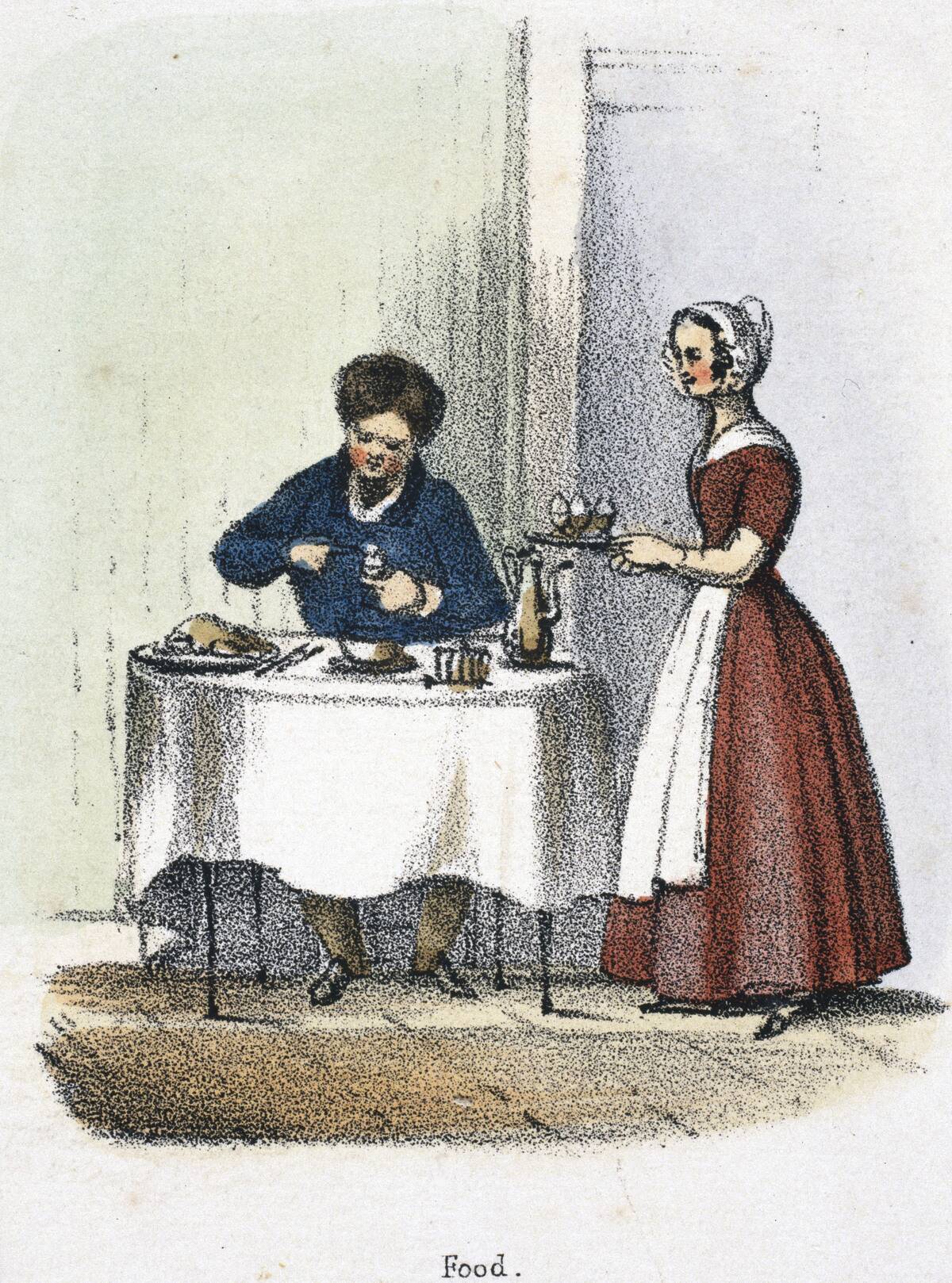 Food, c 1845.