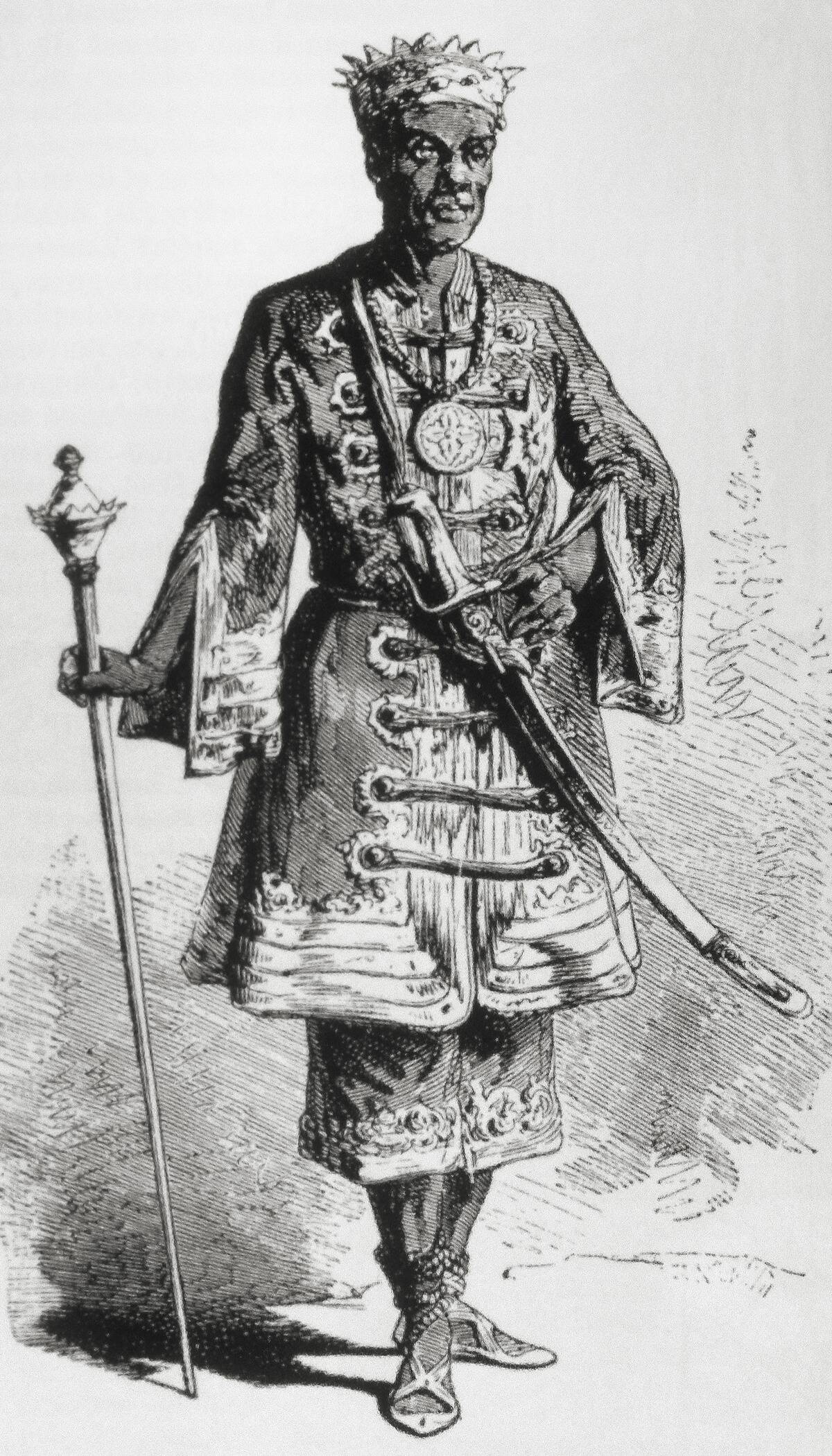 Ghezo or Gezo. King of Dahomey (1818-1858)