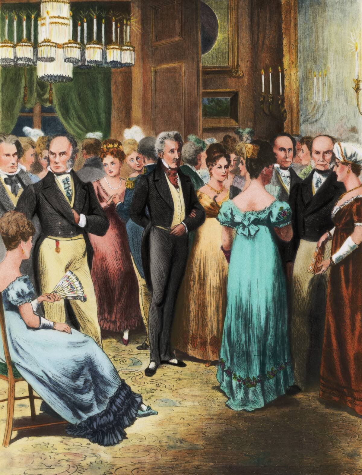 Guests at Louisa Adams' Ball