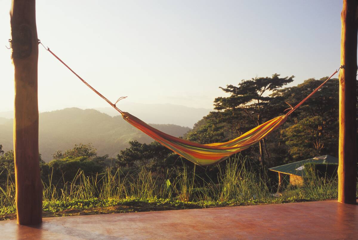 Hammock at Finca Esperanza Verde Eco-Lodge