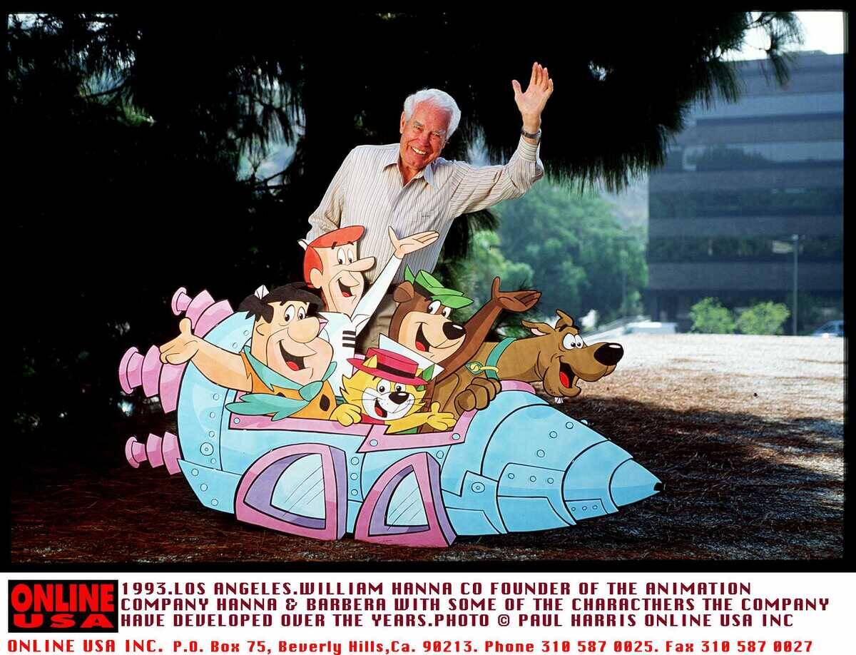 Hollywood Los Angeles William Hanna Co Founder Of The Animation Company Hanna And Barbera