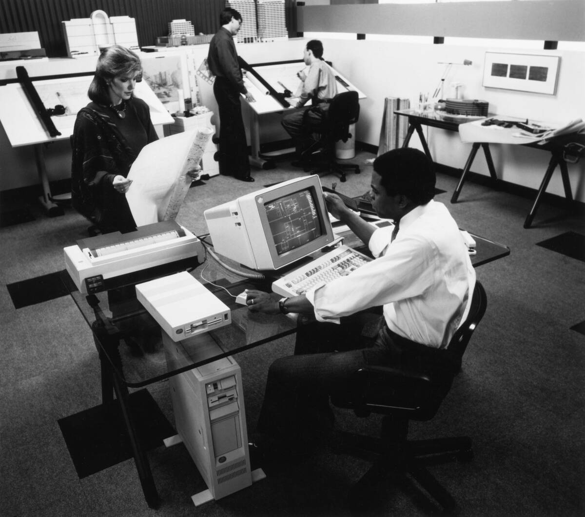 IBM Personal System 2 Computer in Office