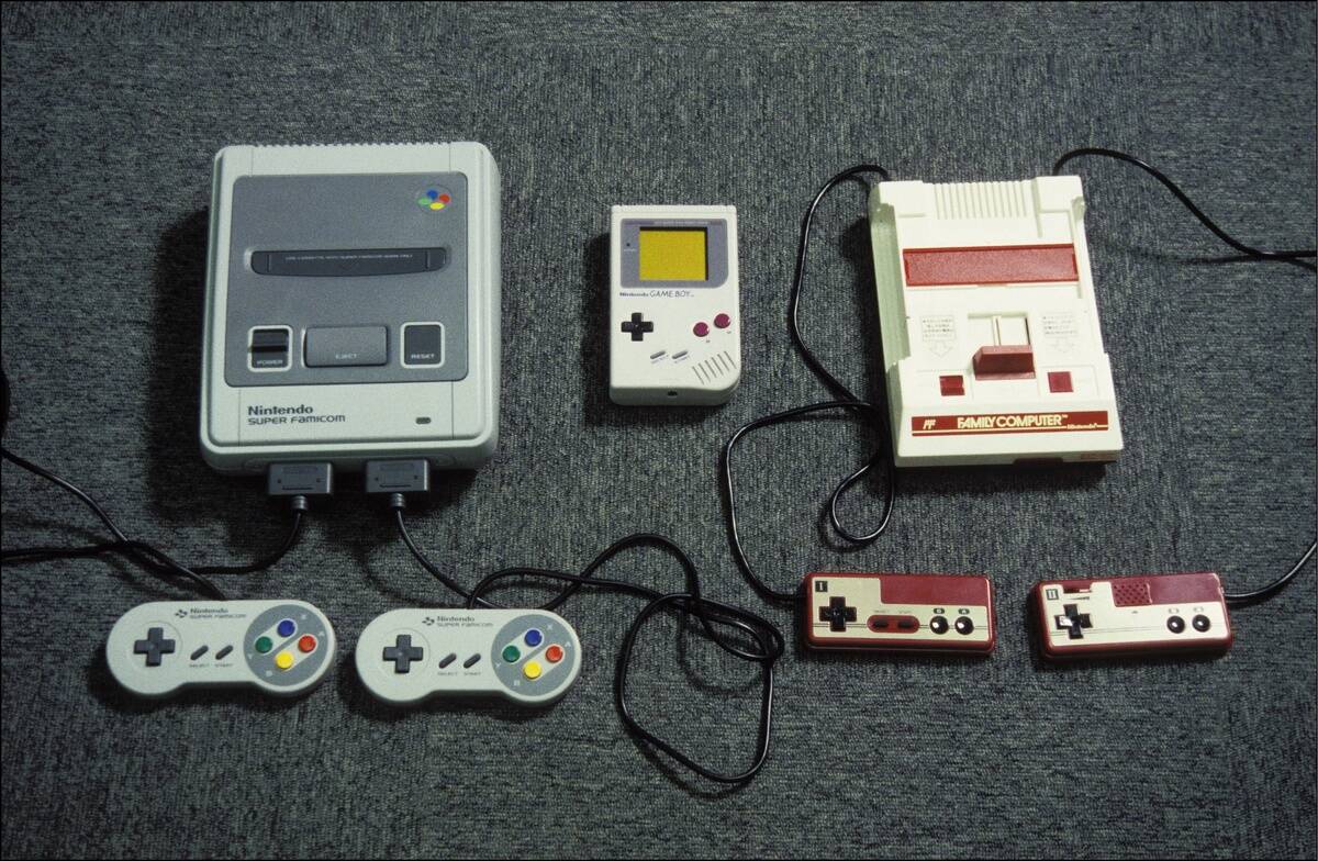 Illustration: Nintendo Games In Japan In April, 1992.