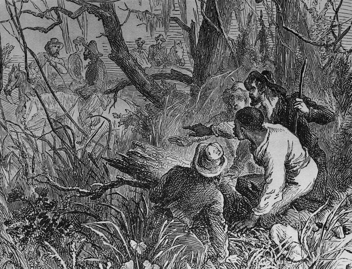 Illustration Of The Underground Railroad