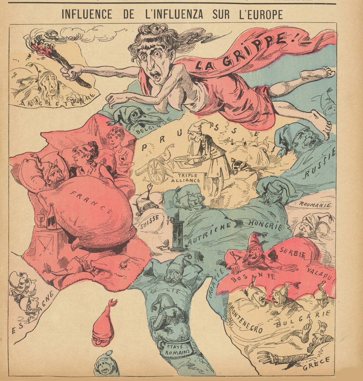 Influence De Linfluenza Sur Leurope. (The Influence Of Influenza On Europe) 1