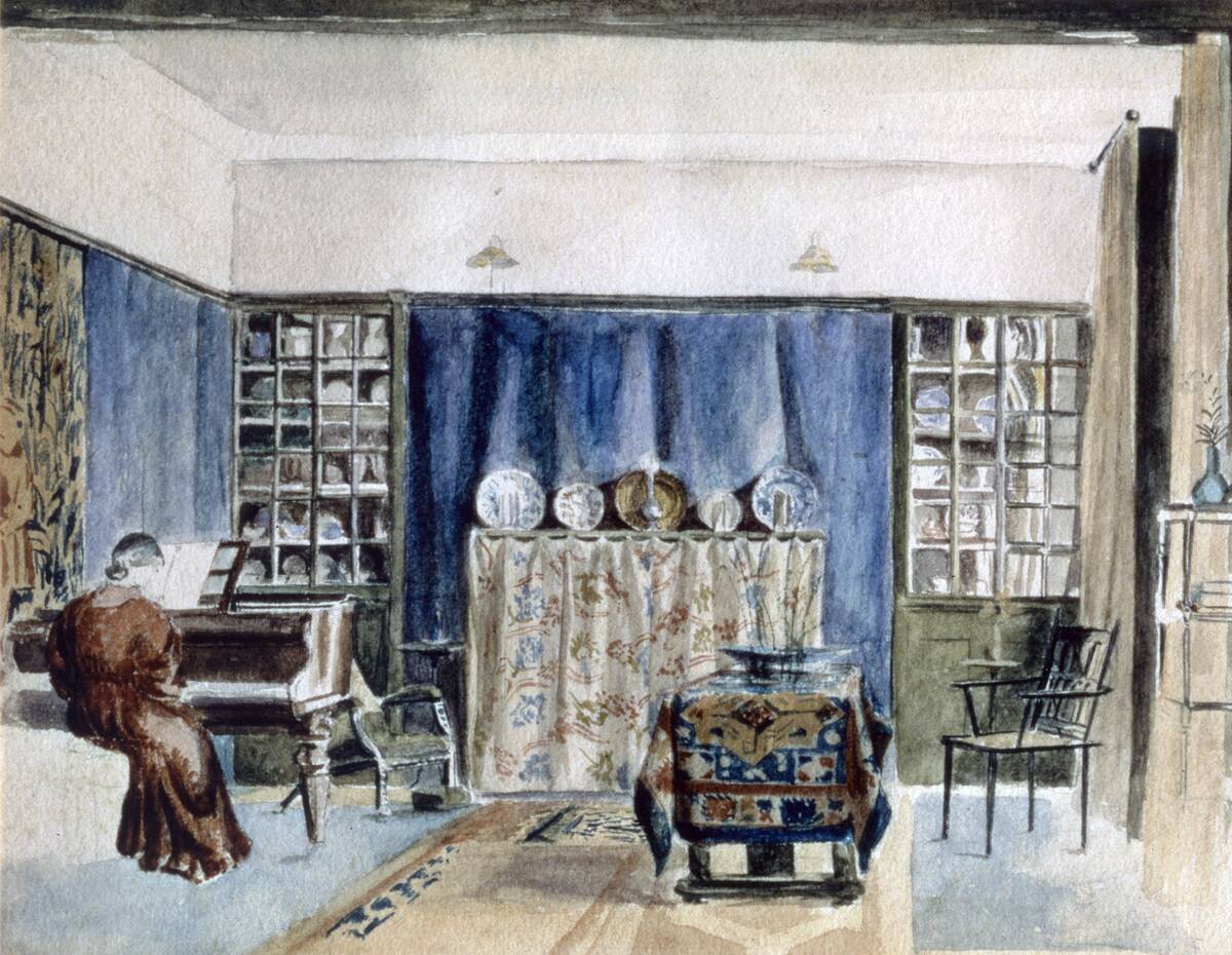 Interior Of Kelmscott Manor Oxfordshire Late 19th Century