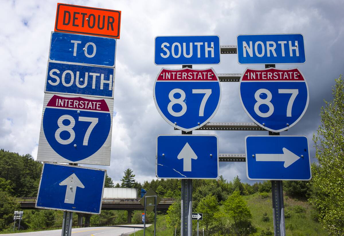 Interstate 87 Highway Markers