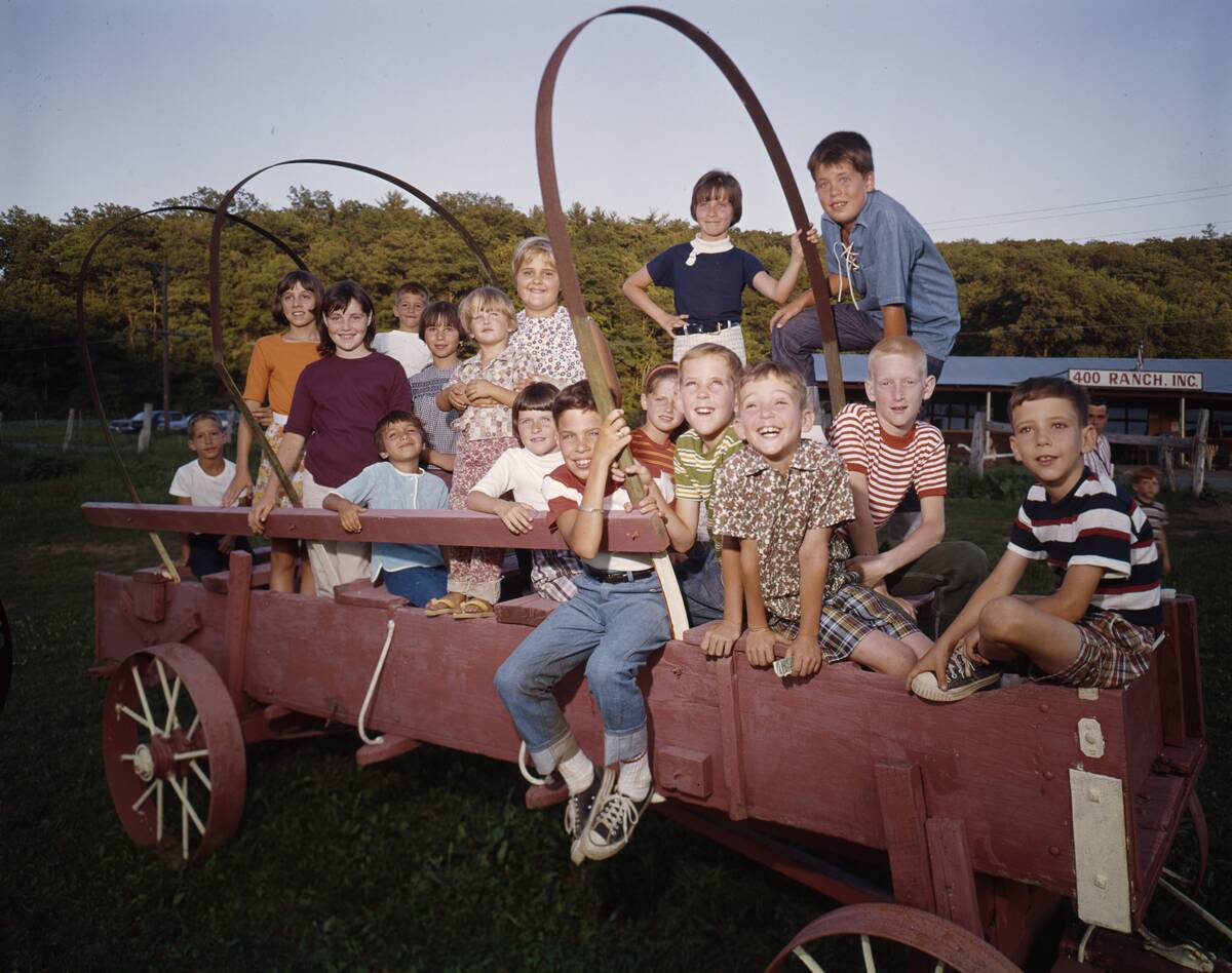 Kids on a Hayride