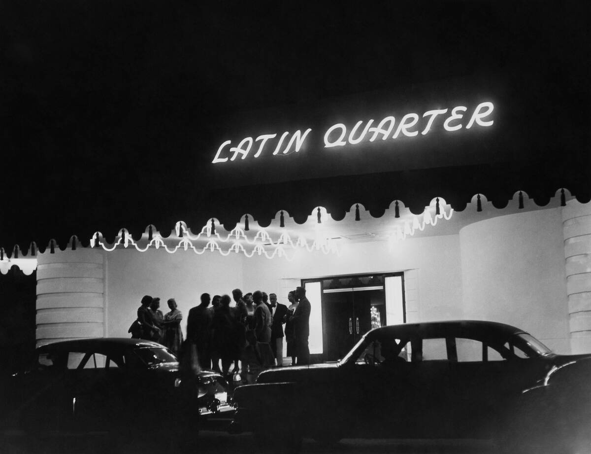 Latin Quarter Entrance At Miami Beach In Floride