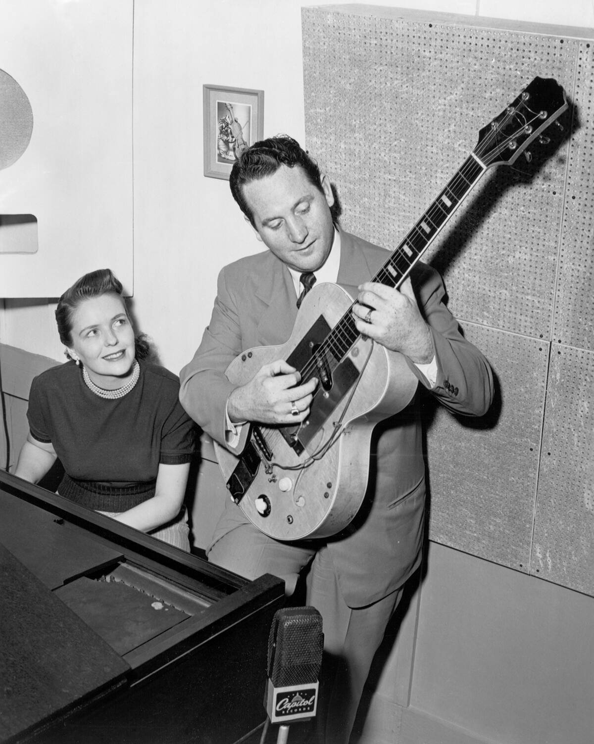 Les Paul & Mary Ford Recording For Capitol Records