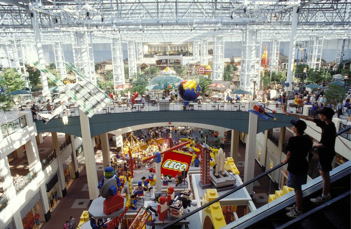 Mall Of America In Minneapolis, United States In August, 1992.