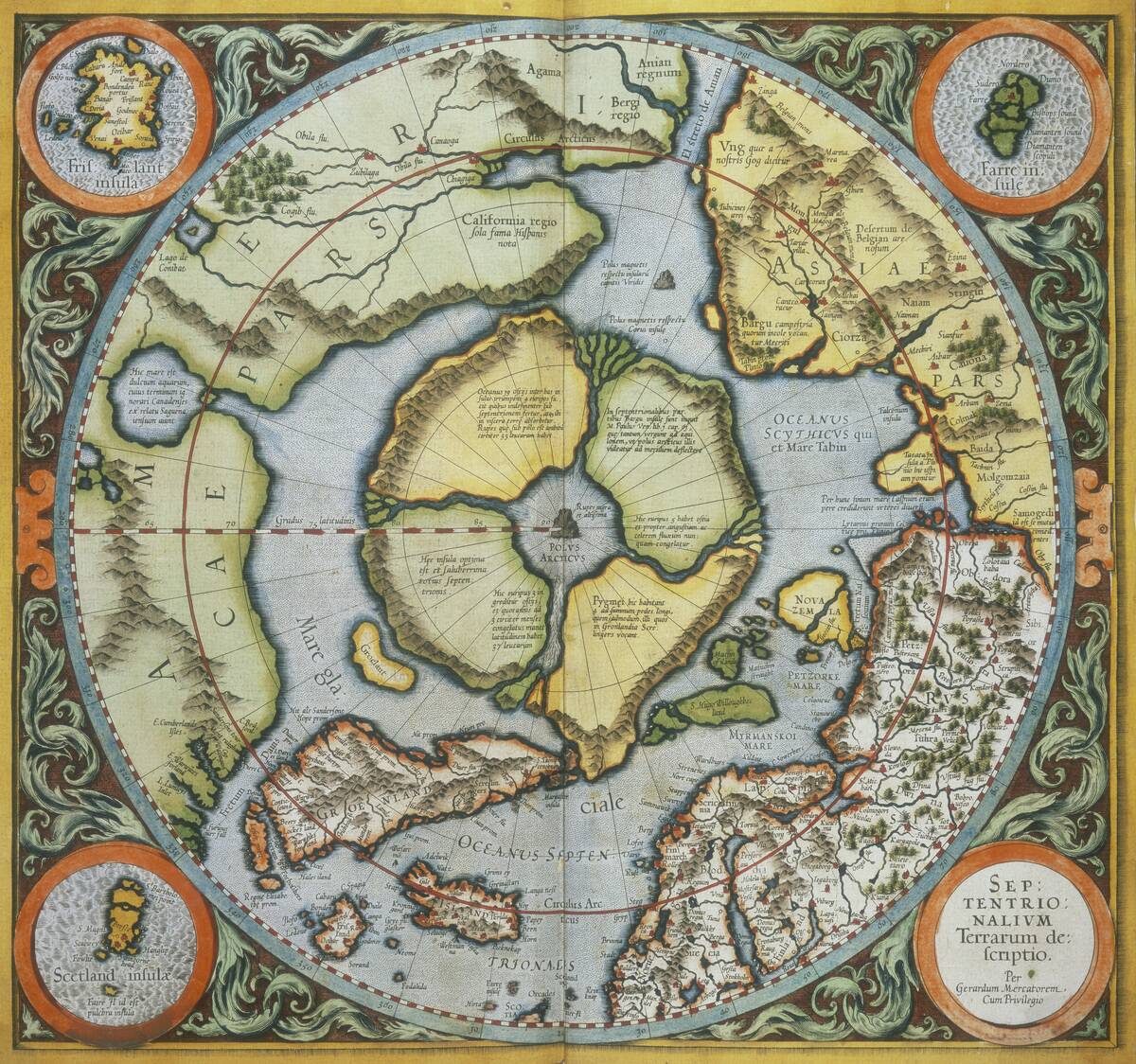 Map Of The Arctic