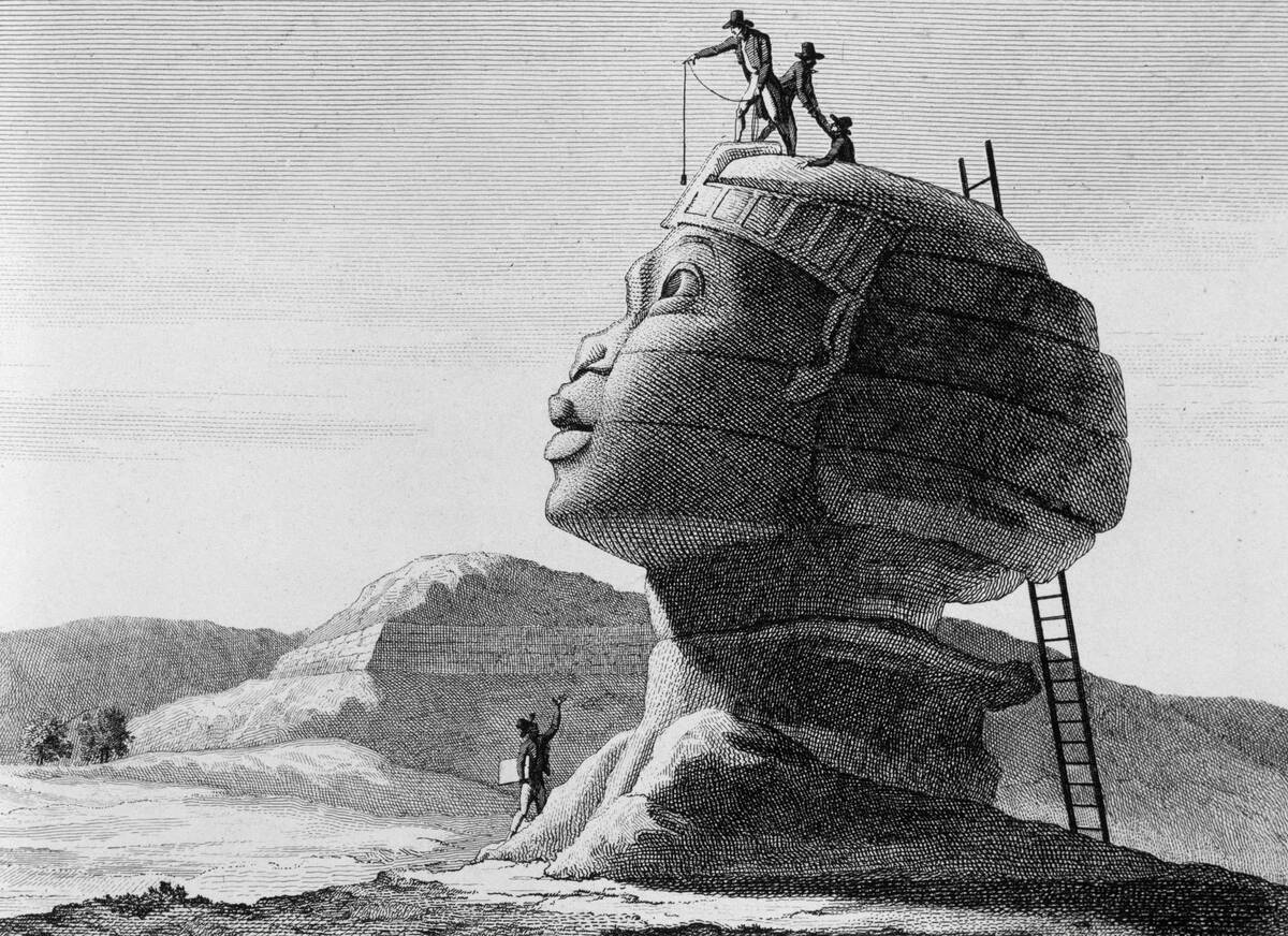 Measurement of the Sphinx of Giza...