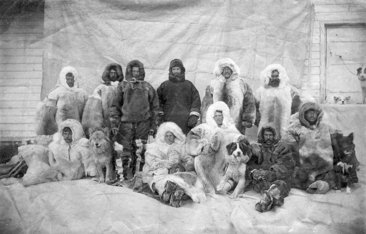 Members Of The Expedition During The First Wintering