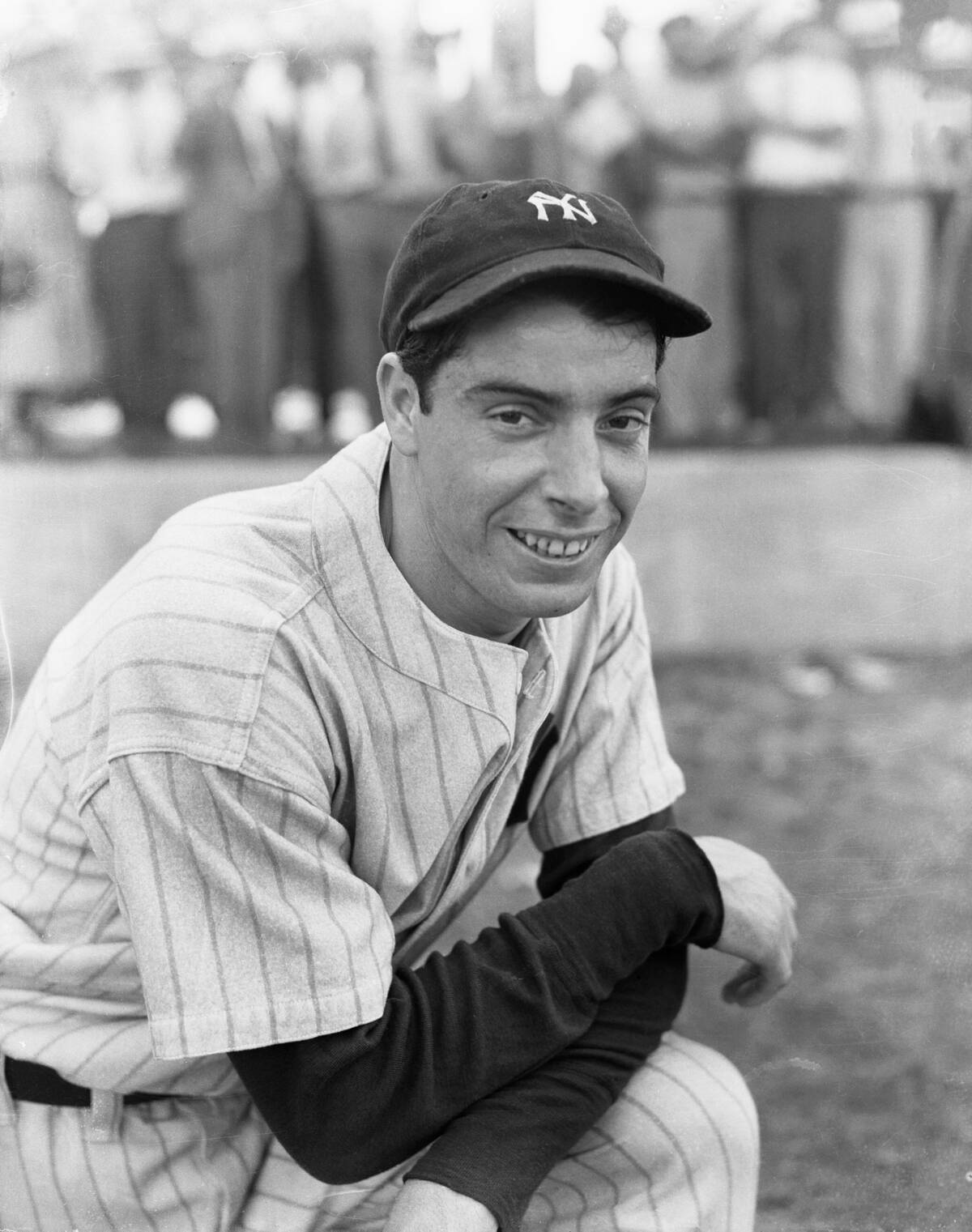 New York Yankees Outfielder Joe DiMaggio in Uniform