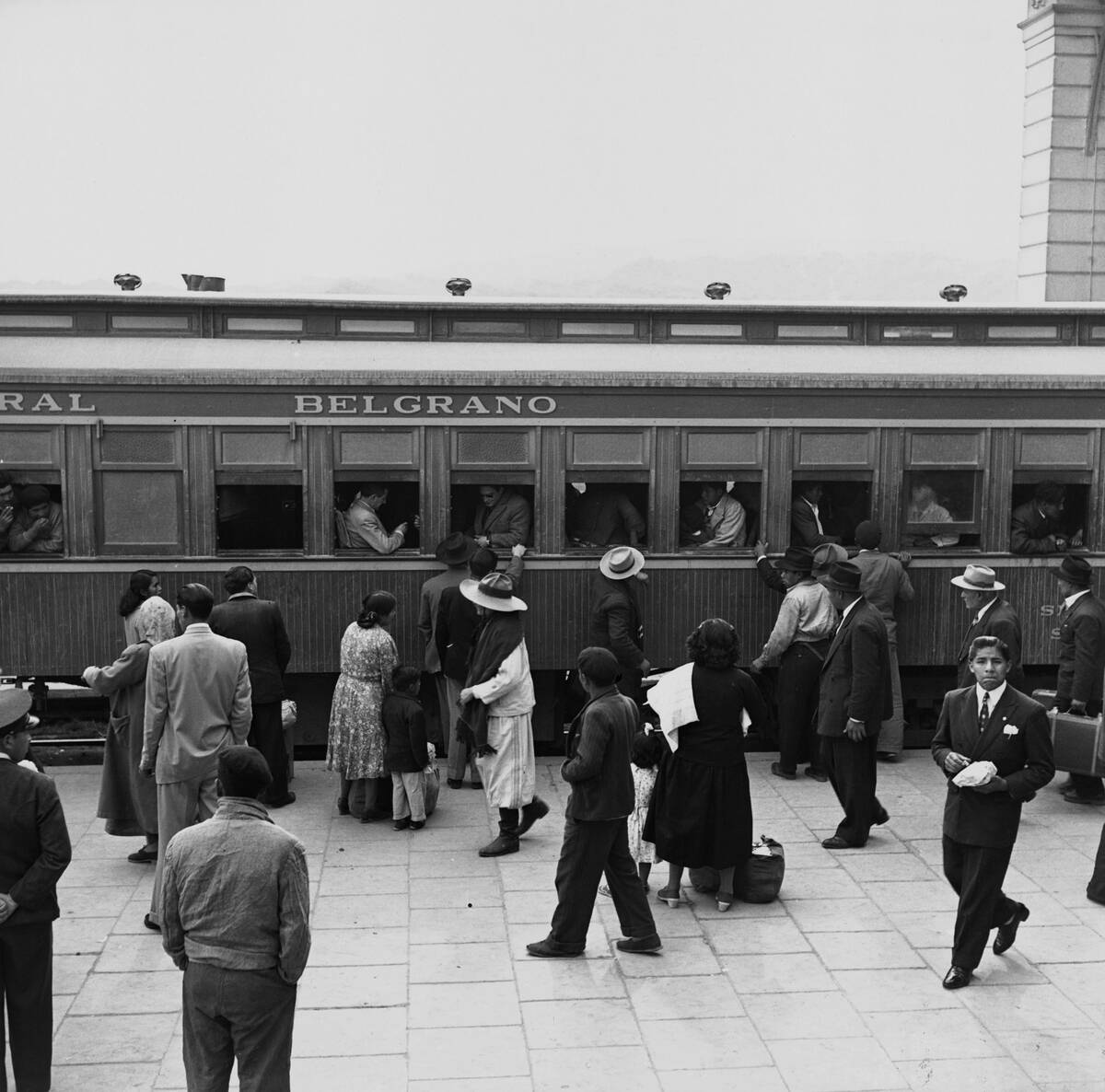 Passengers at Railroad Station in JuJuy Province
