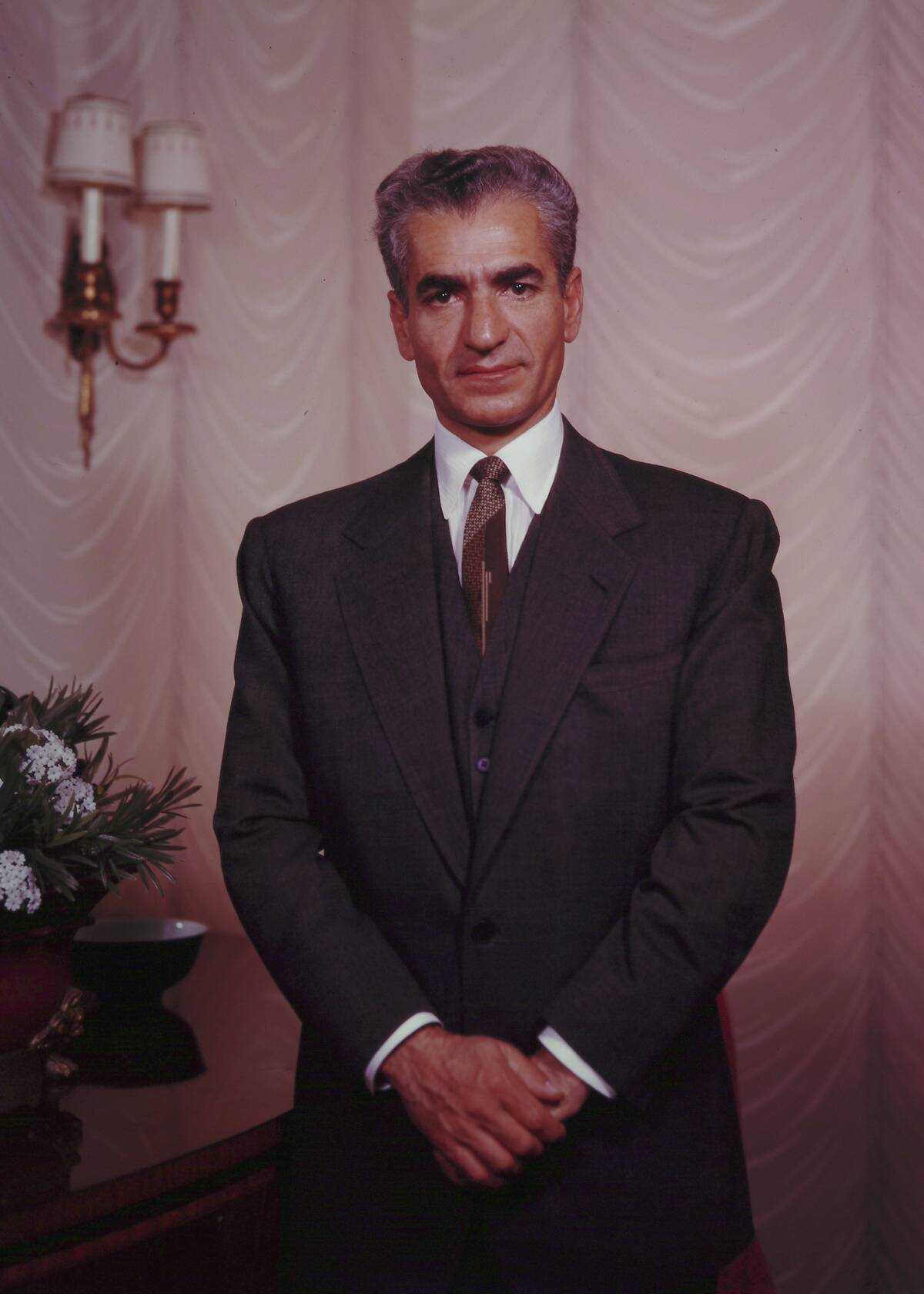 Portrait Of Muhammad Reza Shah Pahlavi Of Iran