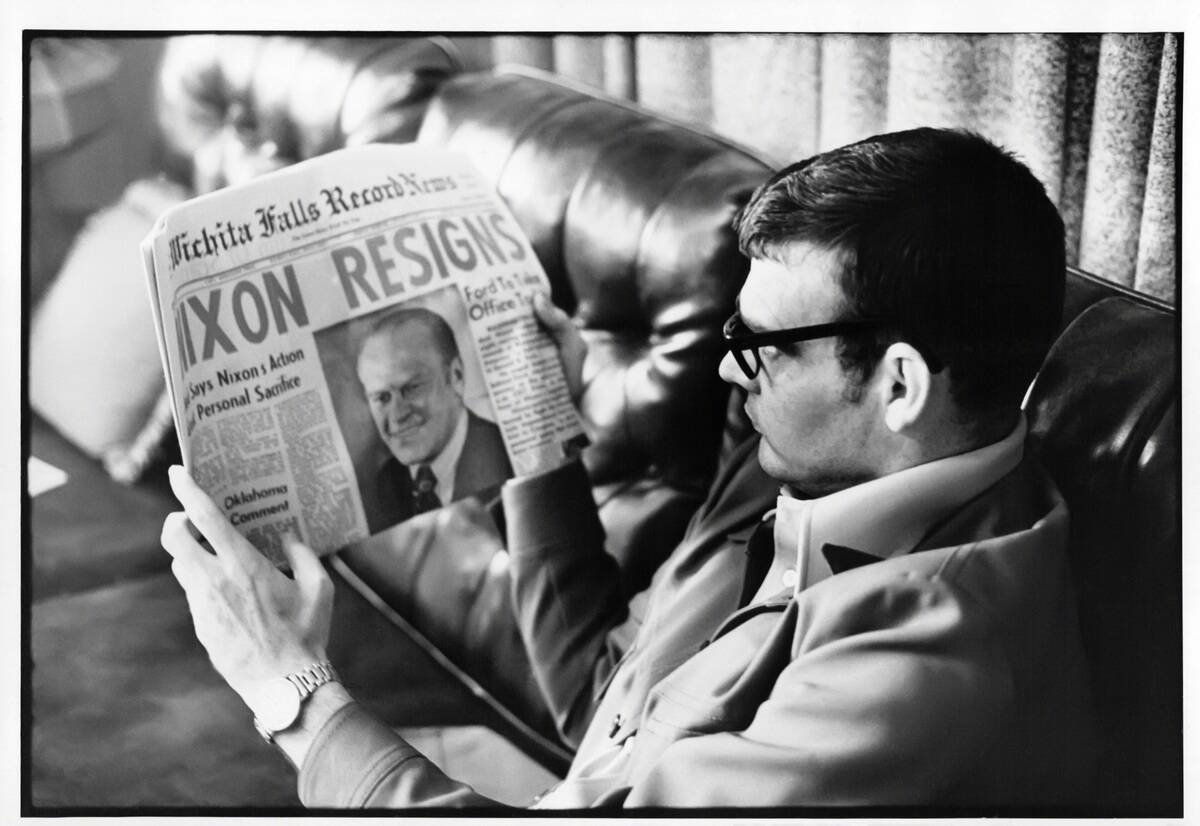 President Nixon resignation in the News...
