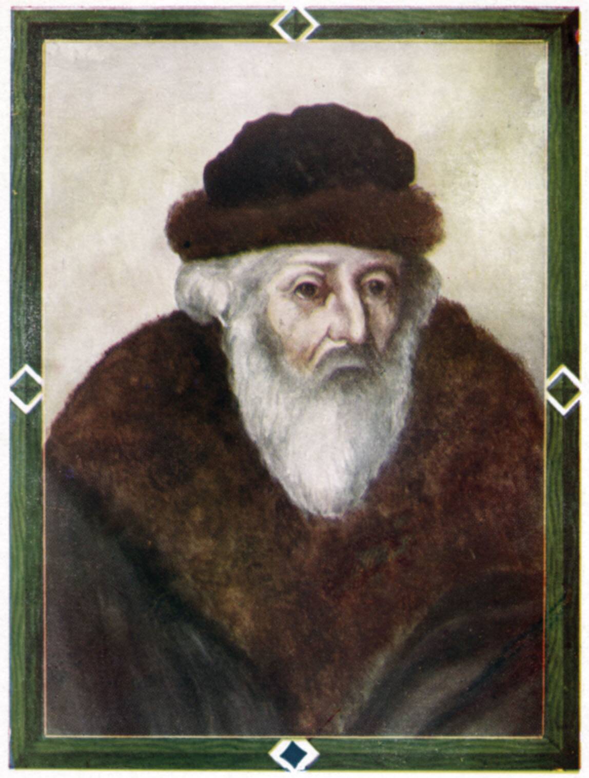 Rabbi Akiva Iger (or Eger or Eiger) - portrait of the Talmudic scholar.