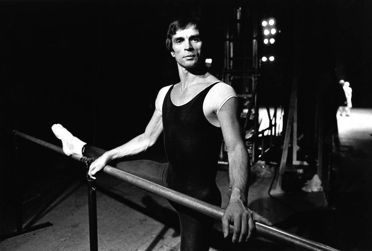 Rudolf Nureyev Rehearsing