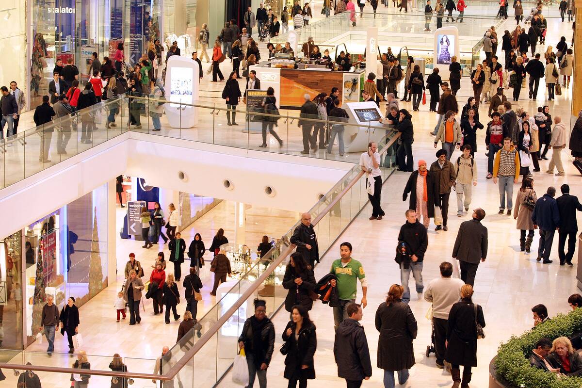 Shoppers Visit Newly Opened Westfield Shopping Centre in London