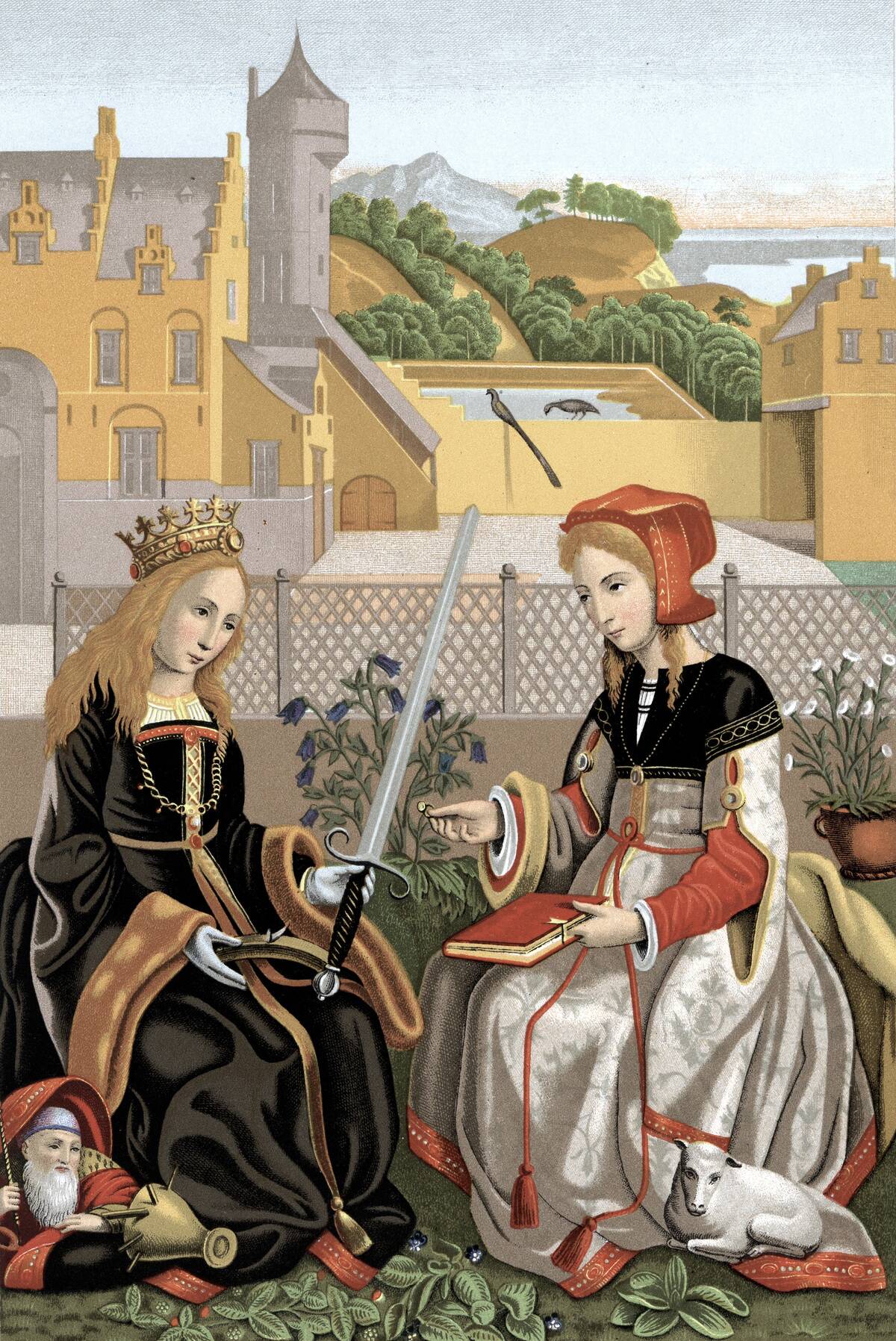 St Agnes and St Catherine.