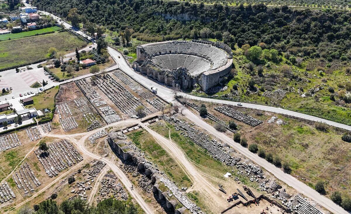 TÜRKIYE-ANTALYA-PERGE ARCHAEOLOGICAL SITE