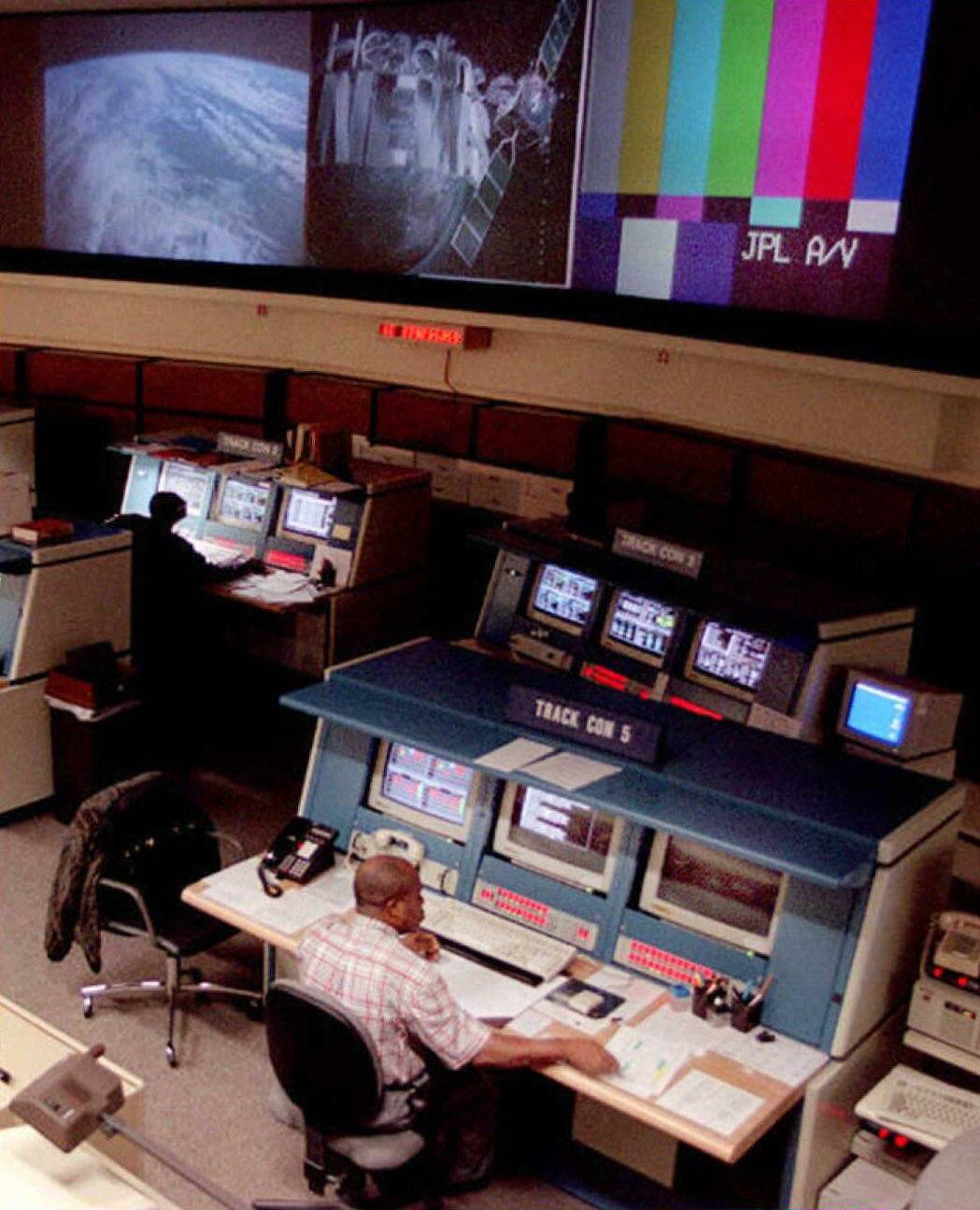 Technicians at the Jet Propulsion Laboratory (JPL)