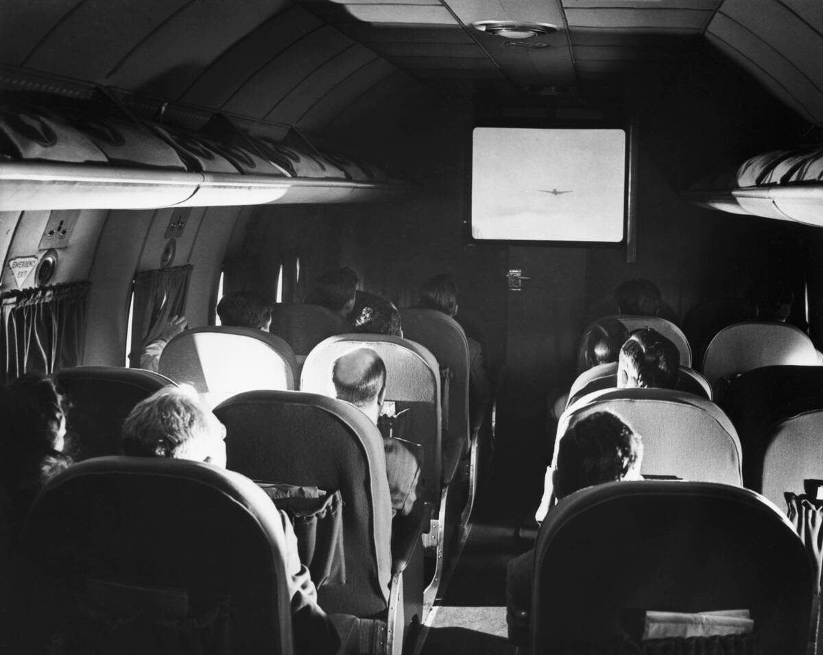 The First Inflight Movie