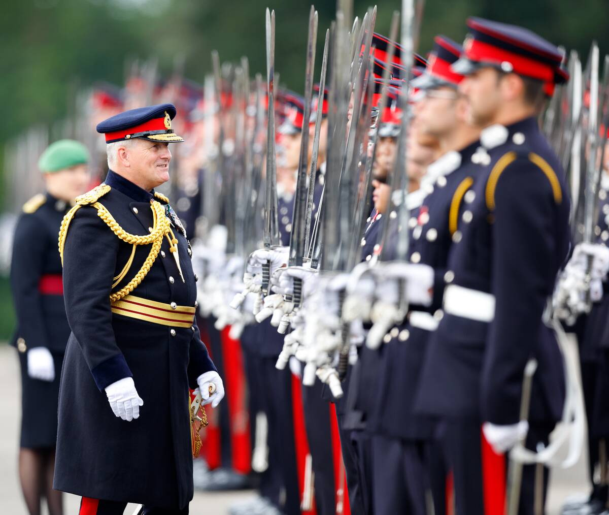 The Sovereign's Parade At The Royal Military Academy