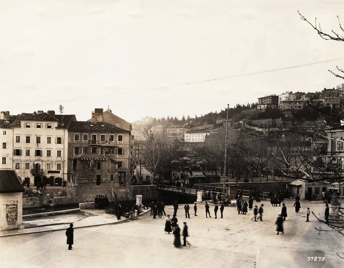 The Town of Fiume in Yugoslavia