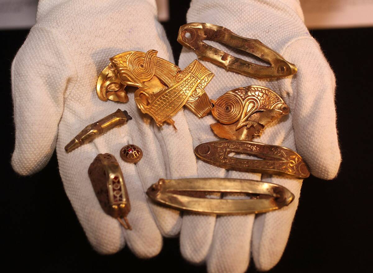 The UK's Largest Collection Of Anglo Saxon Treasure Goes On Display
