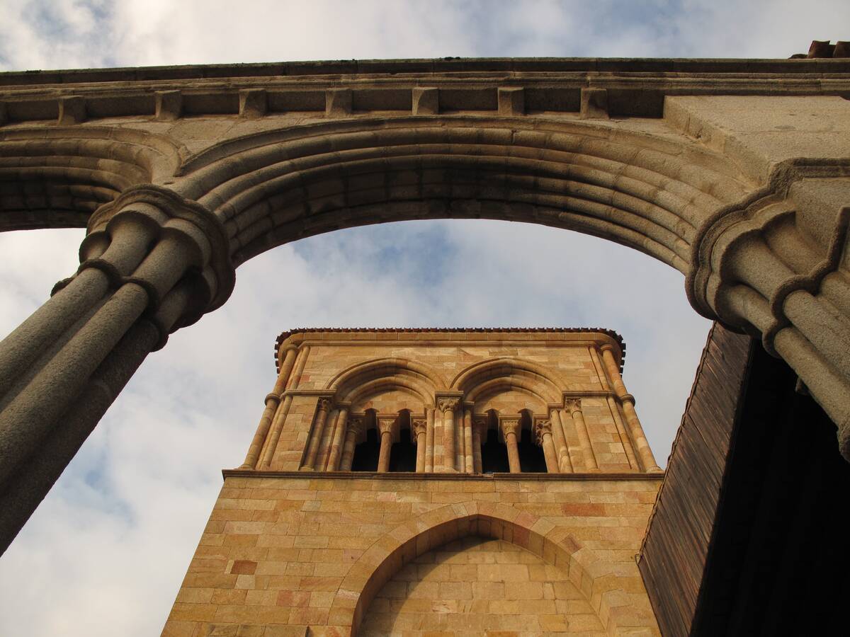 Tower of the Basilica of San Vicente de Avila, World Heritage City, UNESCO, Castilla y Leon