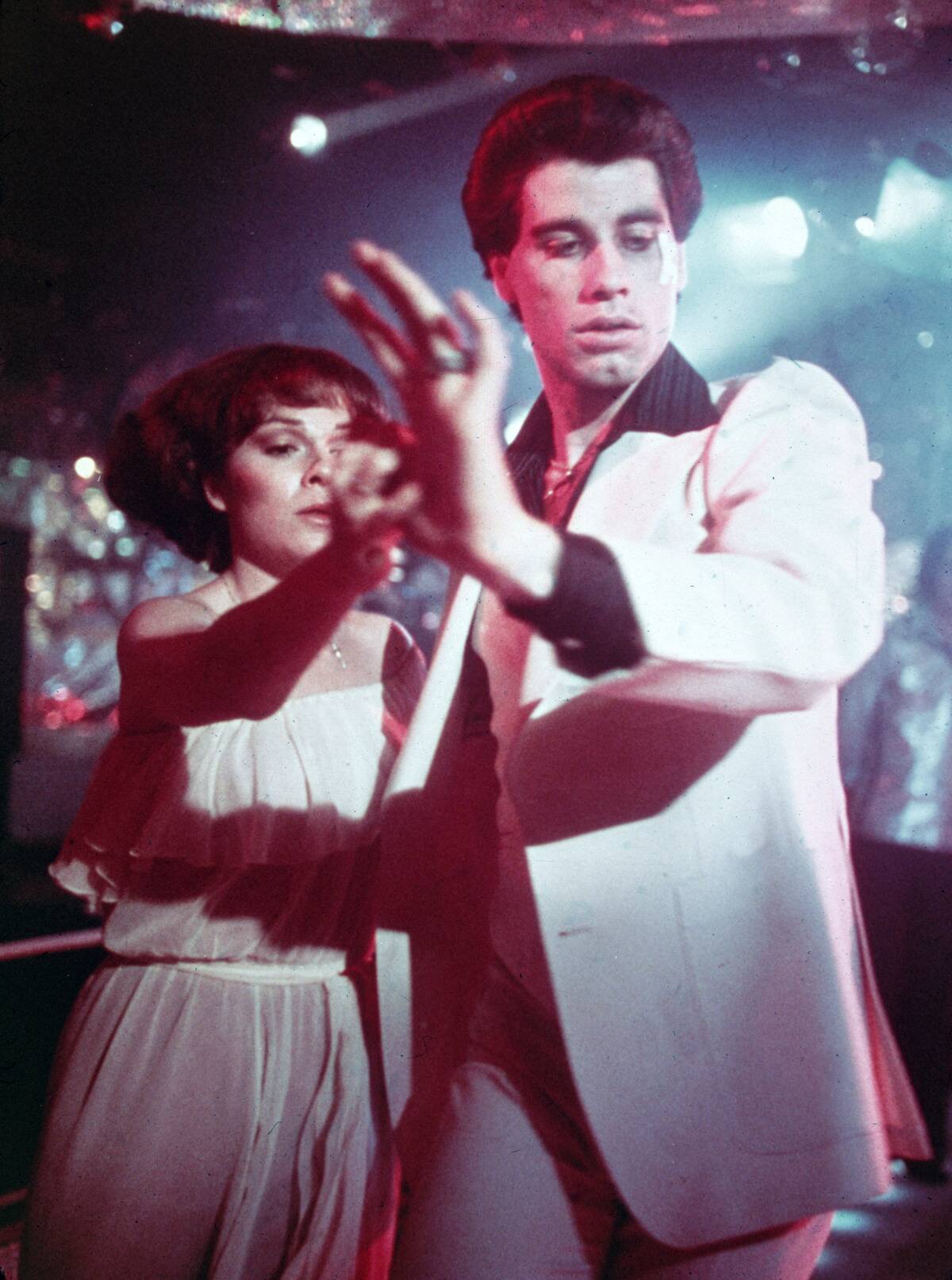 Travolta And Gorney In 'Saturday Night Fever'