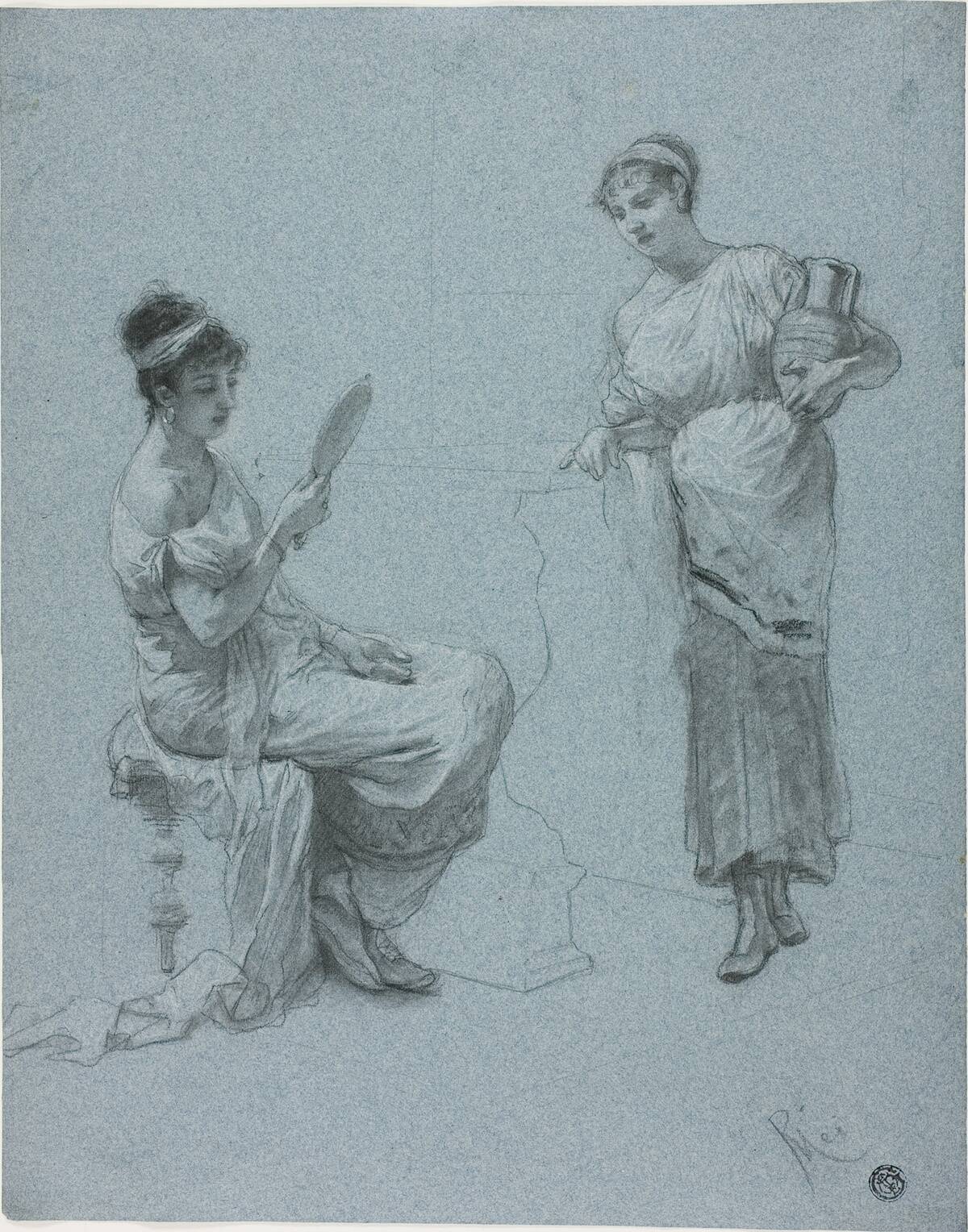Two Ladies Of Ancient Rome