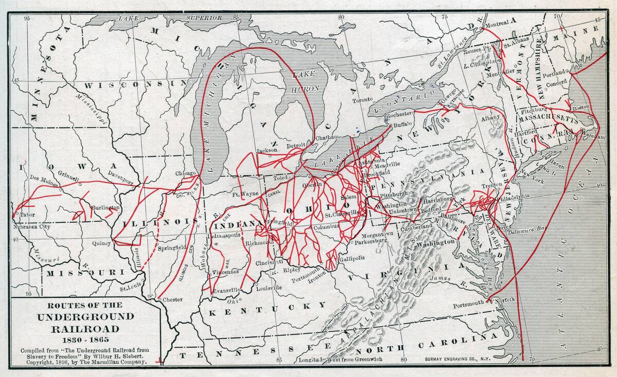Underground Railroad, Between 1830 - 1865