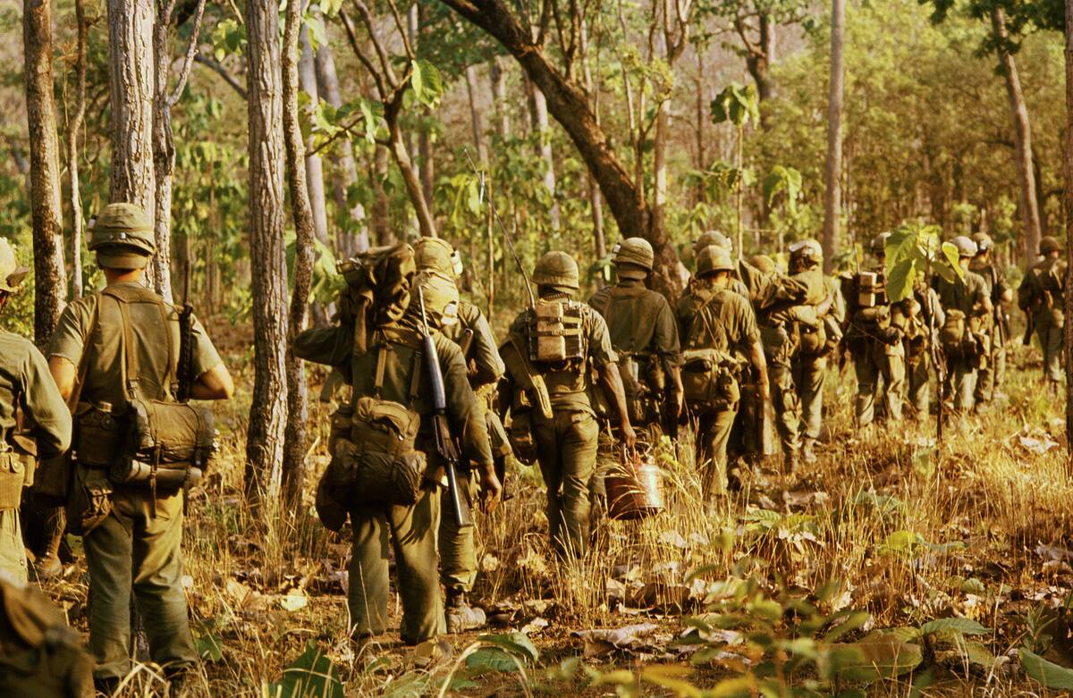 US Air Cavalry Engineers at Chu Phong, Vietnam