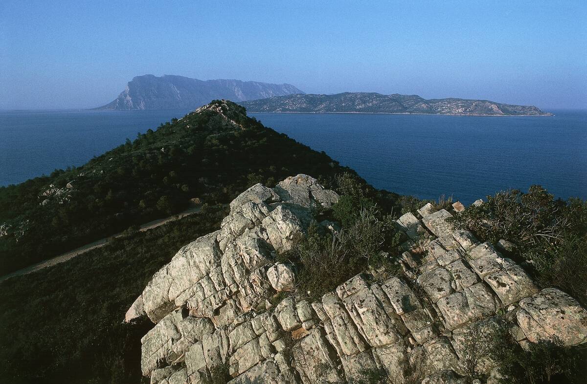 View of Molara and Tavolara Islands