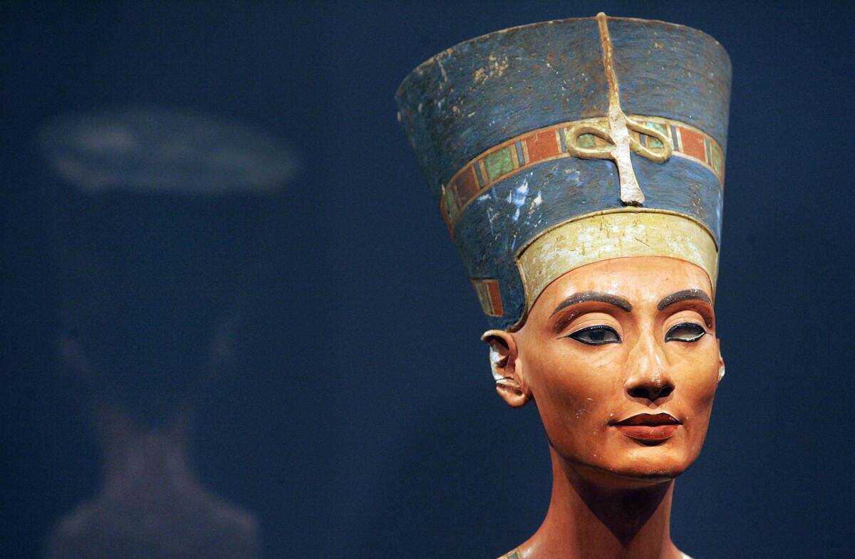 View of the bust of one of history's gre