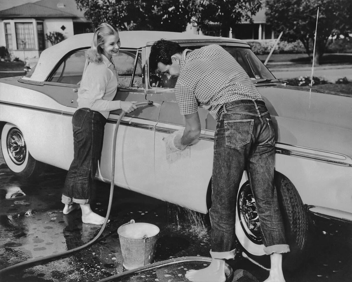 Washing The Car