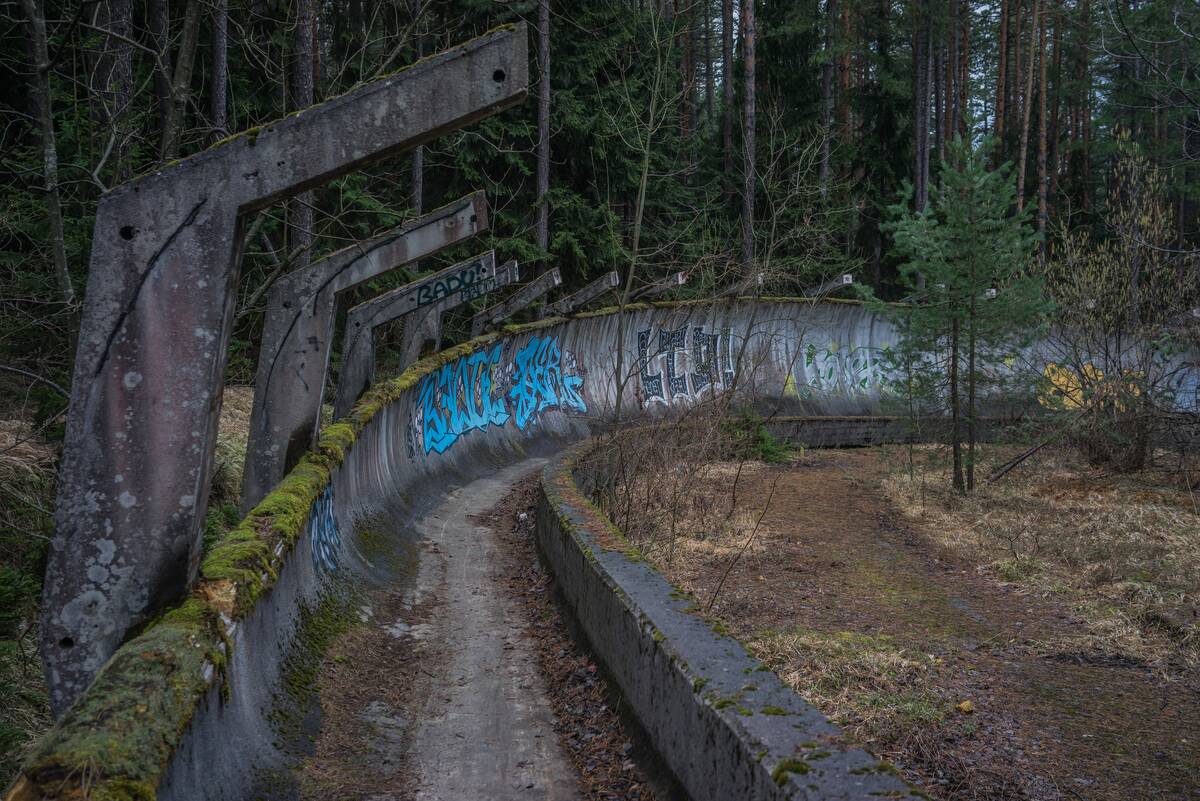 1984 Winter Olympics Bobsled Track in Sarajevo.