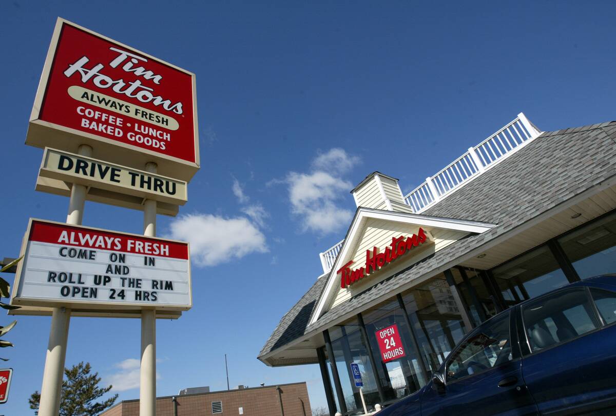 3/16/06 FALL RIVER, MA - Tim Horton's on Newton St in Fall River Thursday. (031606hortonsdg - Staff Photo by David Goldman. Saved in Photo Friday.)