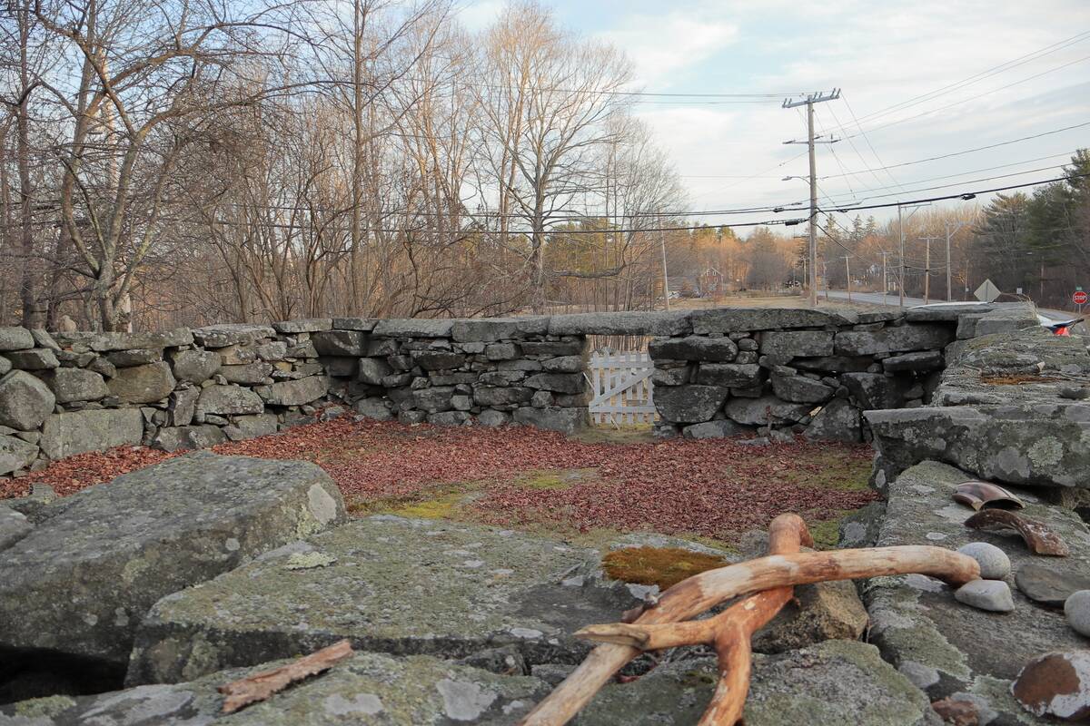 Durham_Town_Pound,_view_from_rear_corner,_March_2025