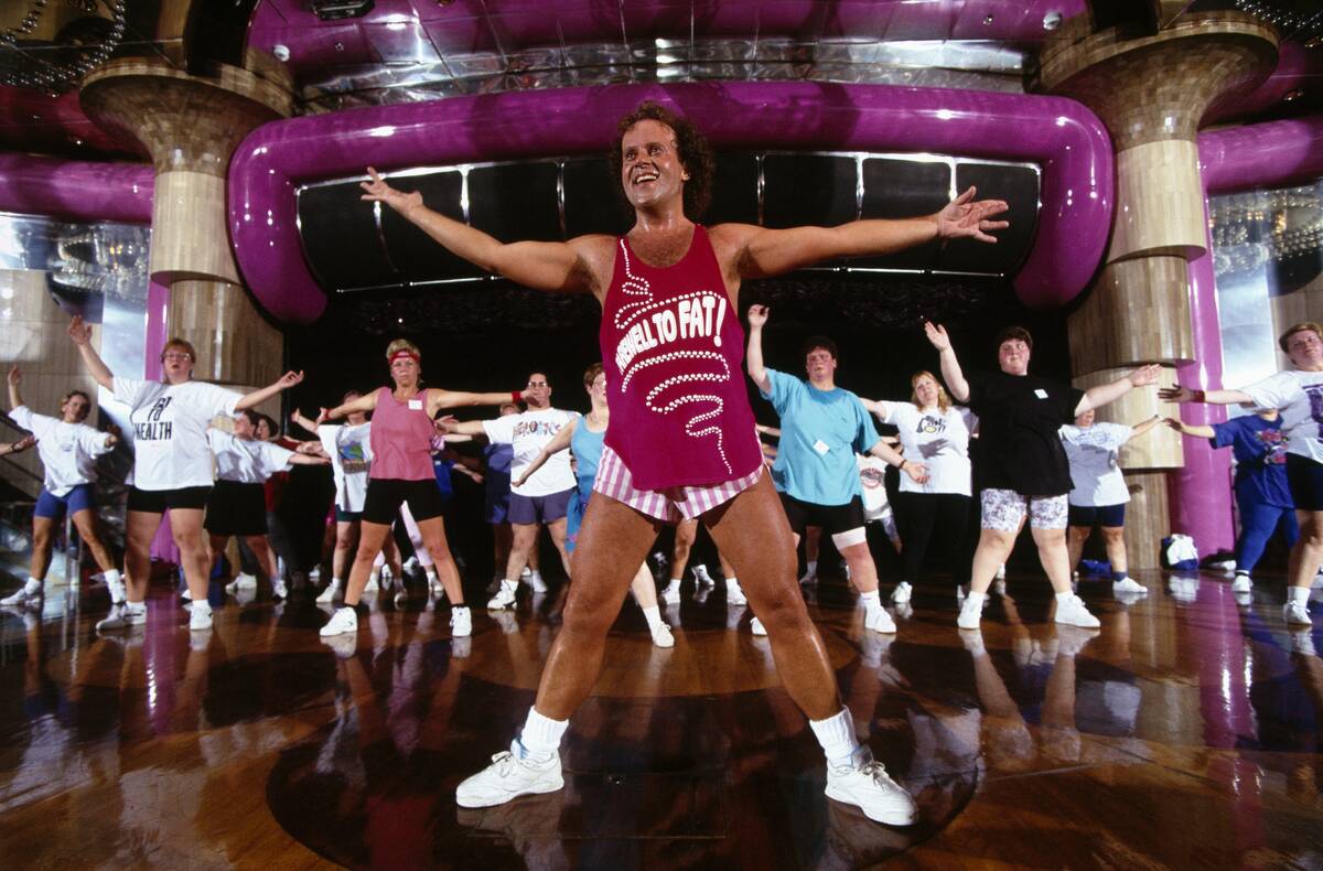 American fitness coach Richard Simmons