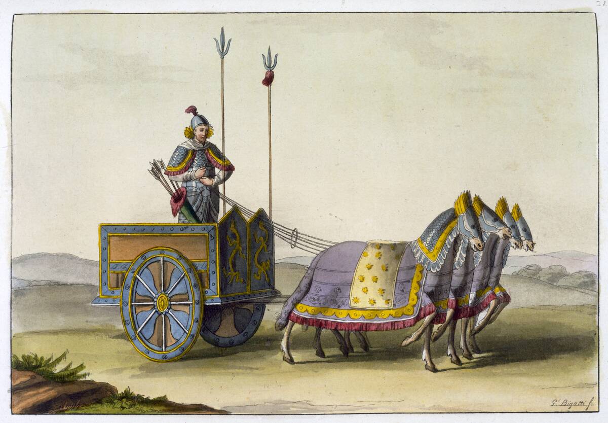 Ancient Chinese War Chariot circa 1820-1839