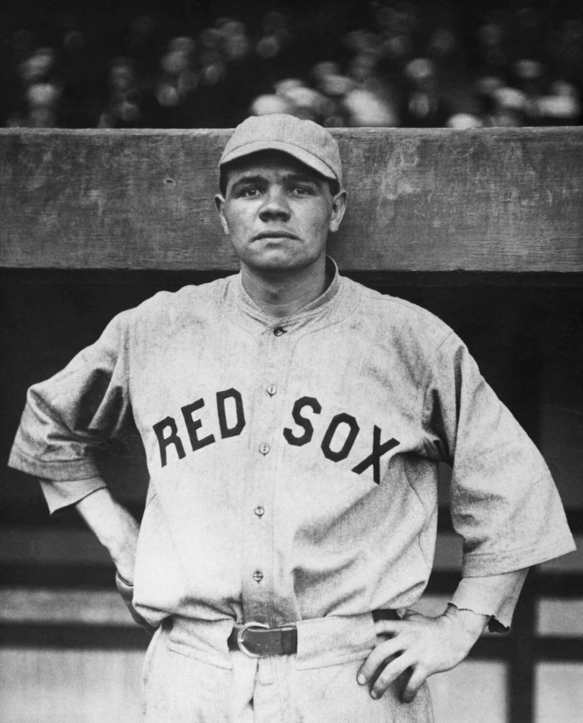 Babe Ruth in Red Sox Uniform