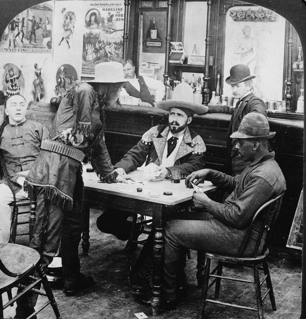 Barroom Dispute In The Old Days